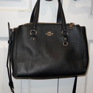 Coach black crossbody and purse